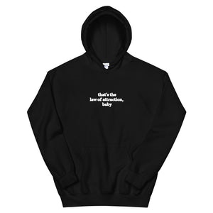 that s the law of attraction baby hoodie multicolor badluv merch