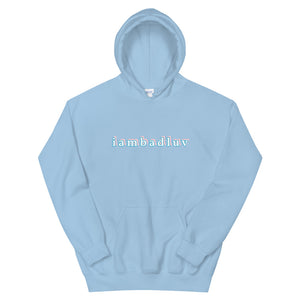 iambadluv colorful hoodie